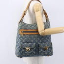 LOUIS VUITTON Monogram Denim Buggy GM Shoulder Bag Blue M95048 LV Auth 149230-24
