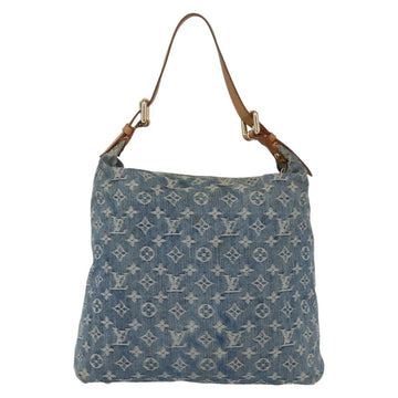 LOUIS VUITTON Monogram Denim Buggy GM Shoulder Bag Blue M95048 LV Auth 149230 - 0