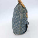 LOUIS VUITTON Monogram Denim Buggy GM Shoulder Bag Blue M95048 LV Auth 149230-3