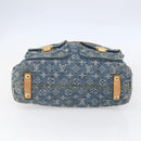 LOUIS VUITTON Monogram Denim Buggy GM Shoulder Bag Blue M95048 LV Auth 149230-5