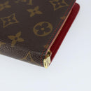 LOUIS VUITTON Monogram Cherry Porte Monnaie Zip Long Wallet M95006 Auth 149232V-15