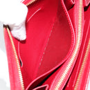 LOUIS VUITTON Monogram Cherry Porte Monnaie Zip Long Wallet M95006 Auth 149232V-19