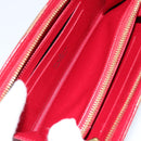 LOUIS VUITTON Monogram Cherry Porte Monnaie Zip Long Wallet M95006 Auth 149232V-20
