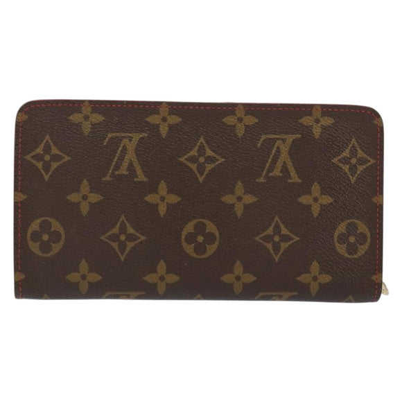 LOUIS VUITTON Monogram Cherry Porte Monnaie Zip Long Wallet M95006 Auth 149232V