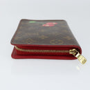 LOUIS VUITTON Monogram Cherry Porte Monnaie Zip Long Wallet M95006 Auth 149232V-4