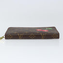 LOUIS VUITTON Monogram Cherry Porte Monnaie Zip Long Wallet M95006 Auth 149232V-6