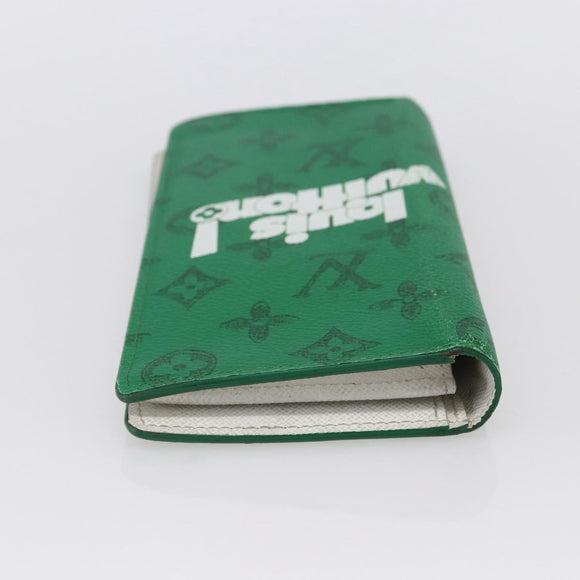 LOUIS VUITTON Monogram Everyday Portefeuille Brazza Green M80801 LV Auth 149234