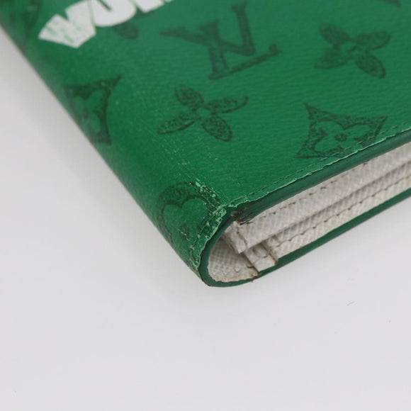 LOUIS VUITTON Monogram Everyday Portefeuille Brazza Green M80801 LV Auth 149234