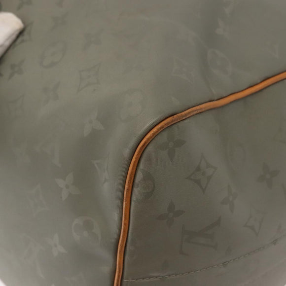 LOUIS VUITTON Monogram Titanium Keepall Bandouliere 50 Bag M43886 LV Auth 149235
