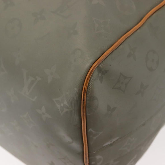 LOUIS VUITTON Monogram Titanium Keepall Bandouliere 50 Bag M43886 LV Auth 149235