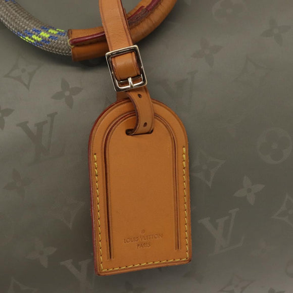 LOUIS VUITTON Monogram Titanium Keepall Bandouliere 50 Bag M43886 LV Auth 149235