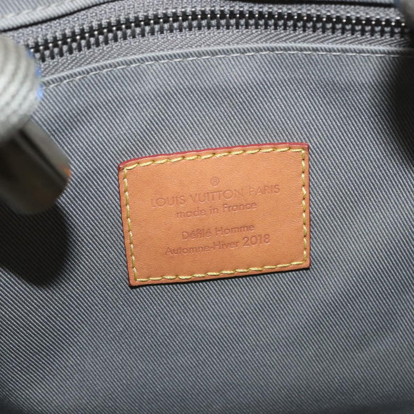 LOUIS VUITTON Monogram Titanium Keepall Bandouliere 50 Bag M43886 LV Auth 149235
