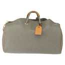 LOUIS VUITTON Monogram Titanium Keepall Bandouliere 50 Bag M43886 LV Auth 149235-13