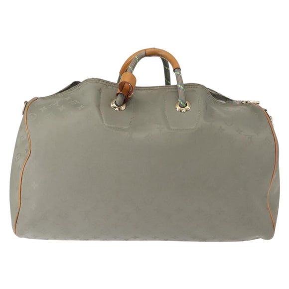 LOUIS VUITTON Monogram Titanium Keepall Bandouliere 50 Bag M43886 LV Auth 149235