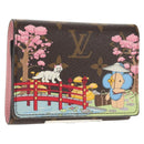 LOUIS VUITTON Vivienne Portefeuille Victorine Garden Wallet M80873 Auth 149238M-1
