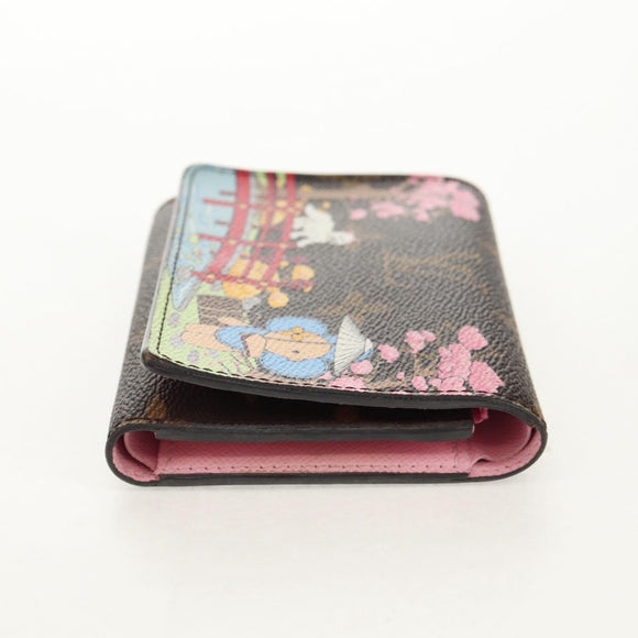 LOUIS VUITTON Vivienne Portefeuille Victorine Garden Wallet M80873 Auth 149238M