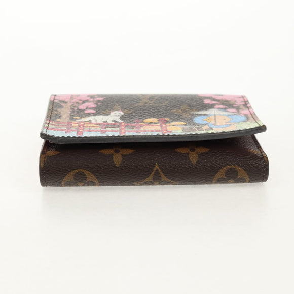 LOUIS VUITTON Vivienne Portefeuille Victorine Garden Wallet M80873 Auth 149238M