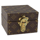 LOUIS VUITTON Monogram Jewelry case Jewelry Box LV Auth 149239-1