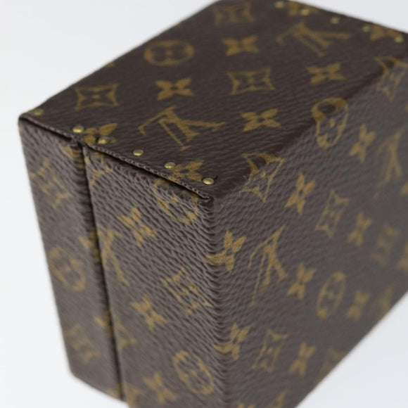 LOUIS VUITTON Monogram Jewelry case Jewelry Box LV Auth 149239