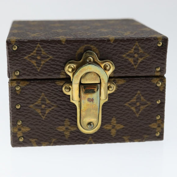 LOUIS VUITTON Monogram Jewelry case Jewelry Box LV Auth 149239