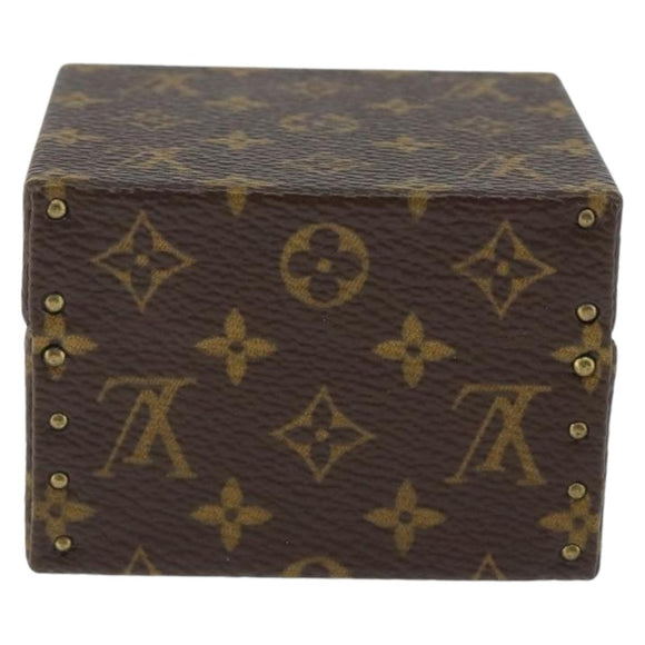 LOUIS VUITTON Monogram Jewelry case Jewelry Box LV Auth 149239