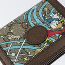 GUCCI GG Supreme Compact Wallet PVC Beige 648121 Auth 149240-17