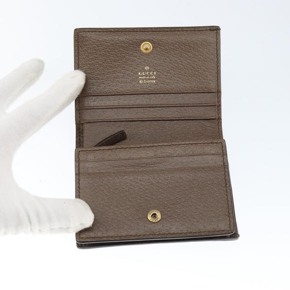 GUCCI GG Supreme Compact Wallet PVC Beige 648121 Auth 149240