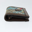 GUCCI GG Supreme Compact Wallet PVC Beige 648121 Auth 149240-4