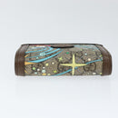 GUCCI GG Supreme Compact Wallet PVC Beige 648121 Auth 149240-5