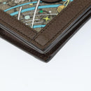 GUCCI GG Supreme Compact Wallet PVC Beige 648121 Auth 149240-14