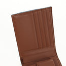 FENDI Zucca Canvas Compact Wallet Blue Auth 149243M-14