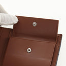 FENDI Zucca Canvas Compact Wallet Blue Auth 149243M-18