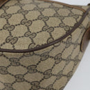 GUCCI GG Supreme Web Sherry Line Bag PVC Beige Gold 89 02 032 Auth 149251-14