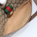GUCCI GG Supreme Web Sherry Line Bag PVC Beige Gold 89 02 032 Auth 149251-24