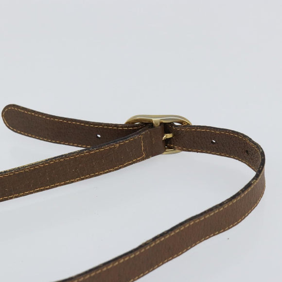 GUCCI GG Supreme Web Sherry Line Bag PVC Beige Gold 89 02 032 Auth 149251