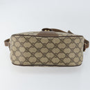 GUCCI GG Supreme Web Sherry Line Bag PVC Beige Gold 89 02 032 Auth 149251-5