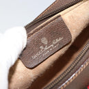 GUCCI GG Supreme Web Sherry Line Bag PVC Beige Gold 89 02 018 Auth 149253-16