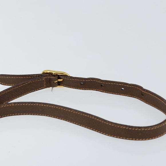 GUCCI GG Supreme Web Sherry Line Bag PVC Beige Gold 89 02 018 Auth 149253