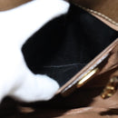 GUCCI GG Supreme Web Sherry Line Shoulder Bag PVC Beige Gold Auth 149255-19