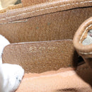 GUCCI GG Supreme Web Sherry Line Shoulder Bag PVC Beige Gold Auth 149255-20