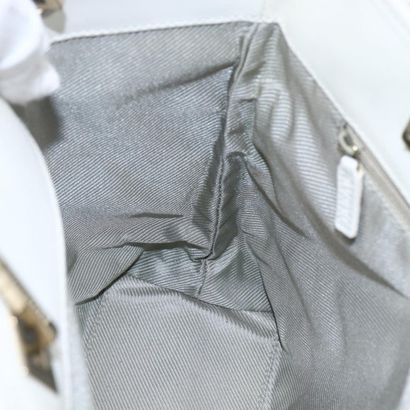 GUCCI GG Canvas Tote Bag Light Blue Gold 002 1099 Auth 149259