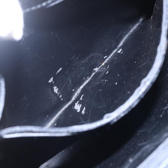 Salvatore Ferragamo Gancini Tote Bag Leather Black Gold Auth 149270