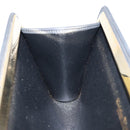 Christian Dior Honeycomb Canvas Chain Shoulder Bag Black Gold Auth 149271-18