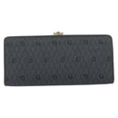 Christian Dior Honeycomb Canvas Chain Shoulder Bag Black Gold Auth 149271-2