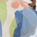 Miu Miu Hand Bag Canvas 2way Green Gold Auth 149273-15