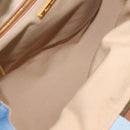 Miu Miu Hand Bag Canvas 2way Green Gold Auth 149273-11