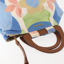 Miu Miu Hand Bag Canvas 2way Green Gold Auth 149273-6