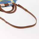 Miu Miu Hand Bag Canvas 2way Green Gold Auth 149273-9