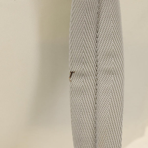 PRADA Backpack Nylon White Silver Auth 149274