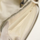 PRADA Backpack Nylon White Silver Auth 149274-26